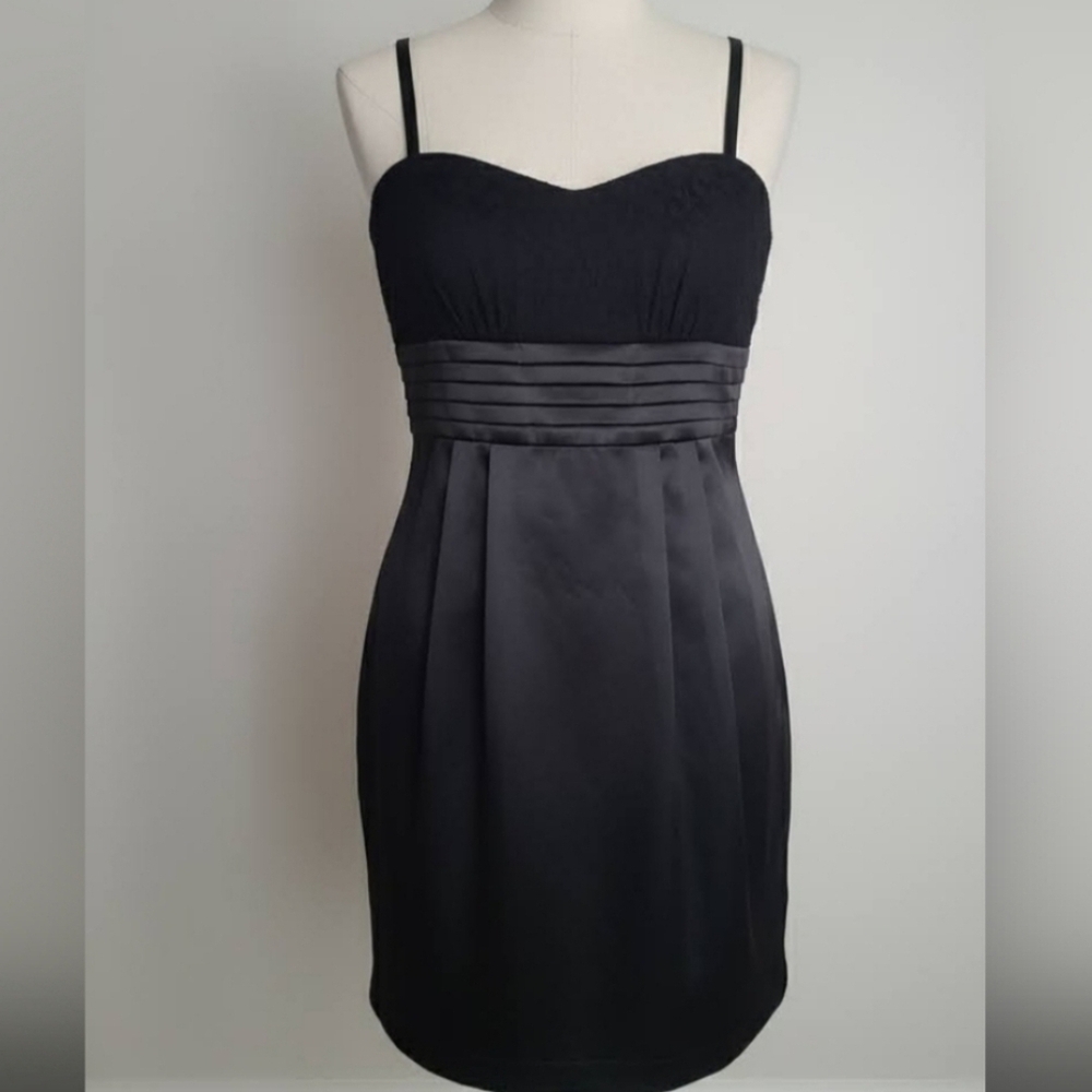 Love Tease Black Dress with Detachable Straps